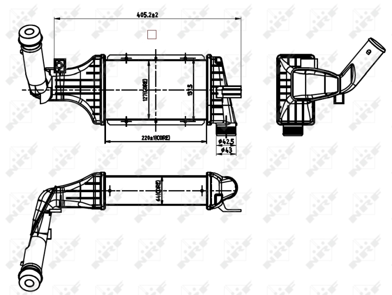 NRF Interkoeler 30428