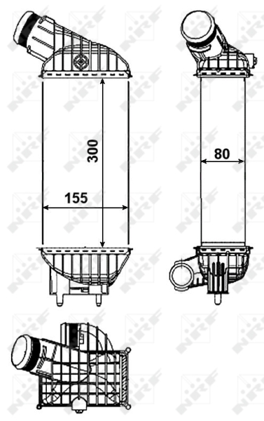 NRF Interkoeler 30462