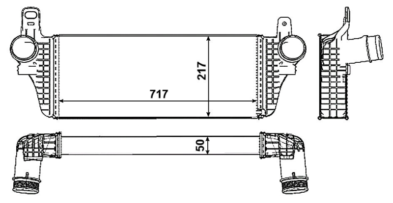 Interkoeler NRF 30466