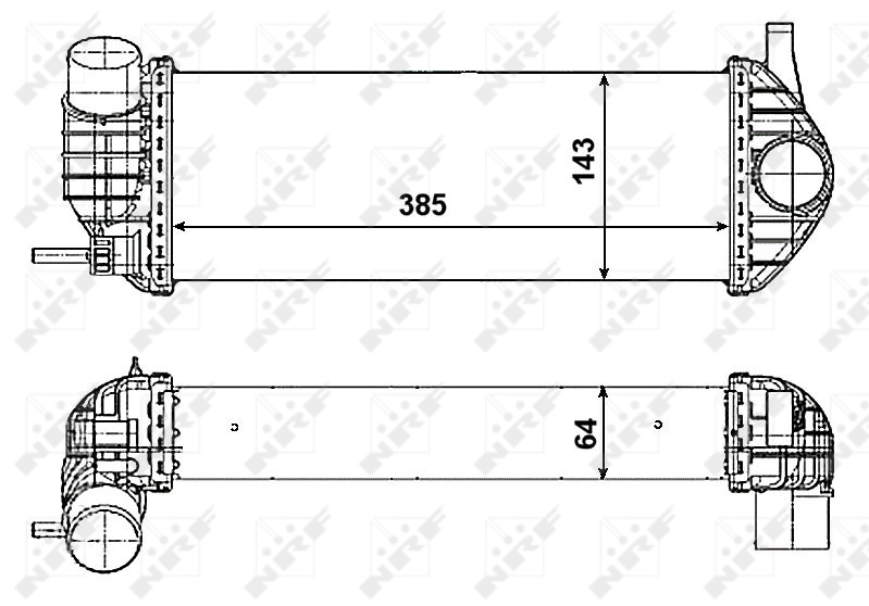 NRF Interkoeler 30468