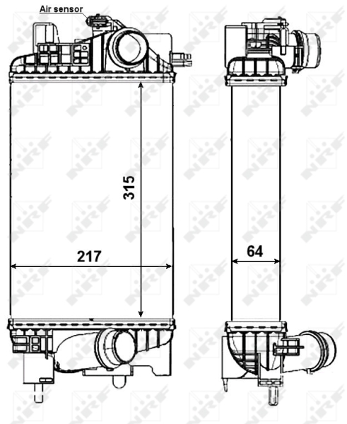 NRF Interkoeler 30469