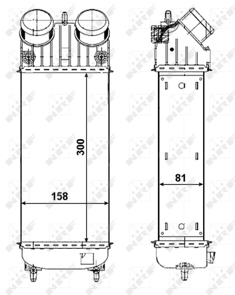 NRF Interkoeler 30473