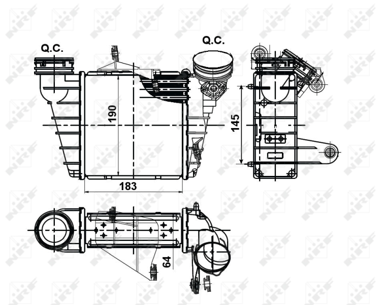 NRF Interkoeler 30476