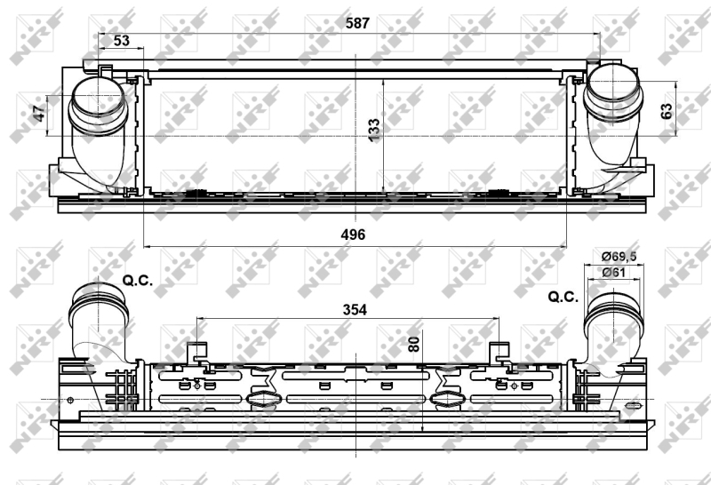 NRF Interkoeler 30482