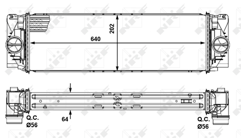 NRF Interkoeler 30505