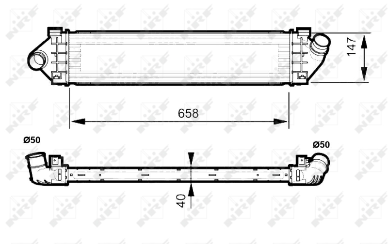 NRF Interkoeler 30515