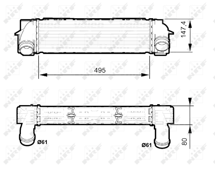 NRF Interkoeler 30524