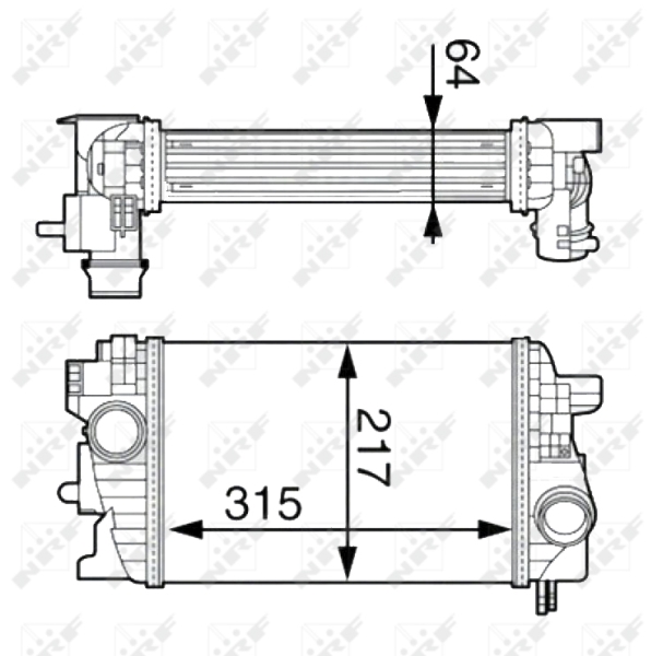 NRF Interkoeler 30534