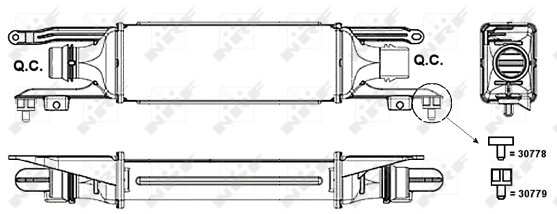 NRF Interkoeler 30779