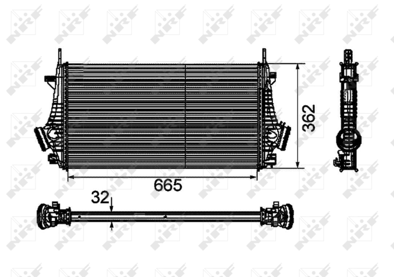 NRF Interkoeler 30796