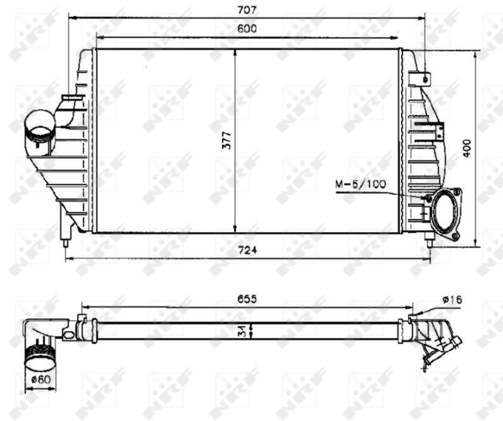 NRF Interkoeler 30818