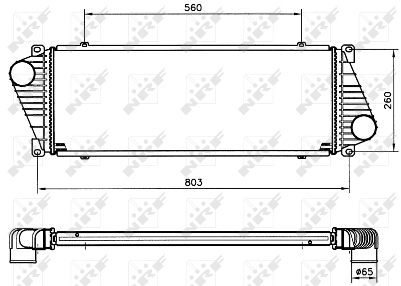 NRF Interkoeler 30830