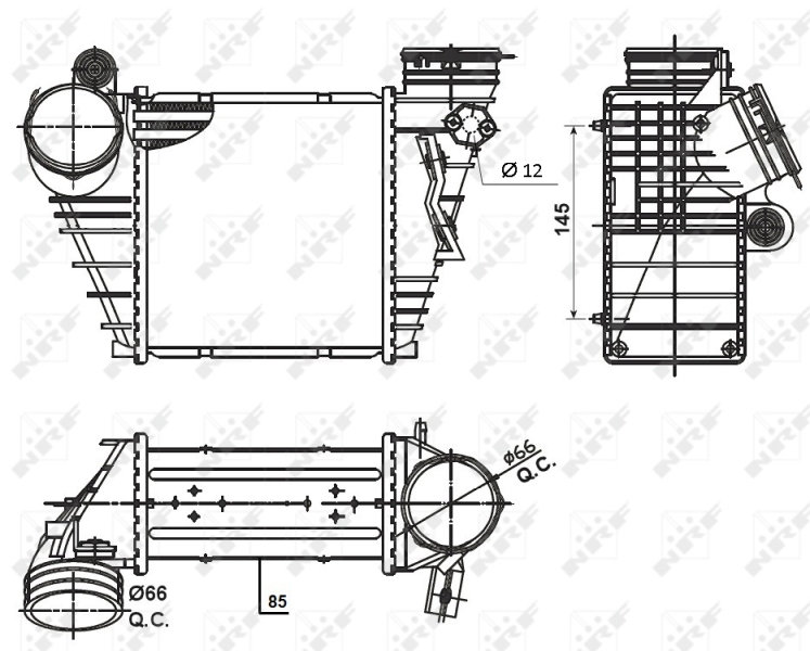 NRF Interkoeler 30838