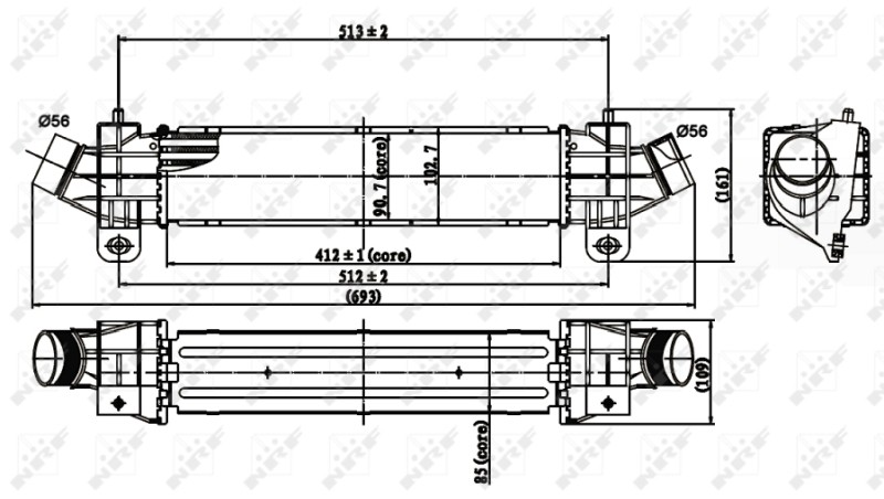 NRF Interkoeler 30840