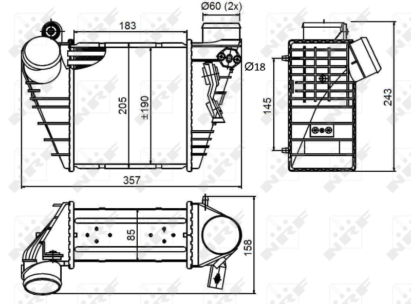 NRF Interkoeler 30847