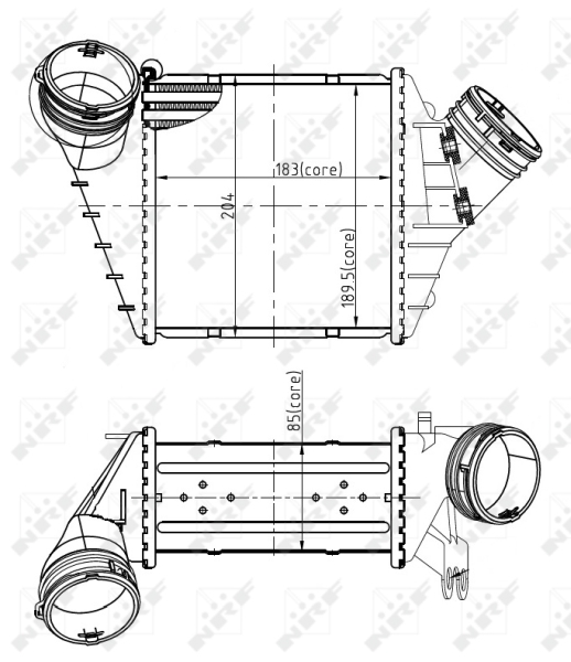 NRF Interkoeler 30850