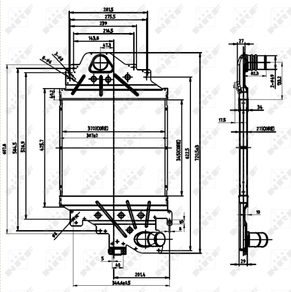 NRF Interkoeler 30865