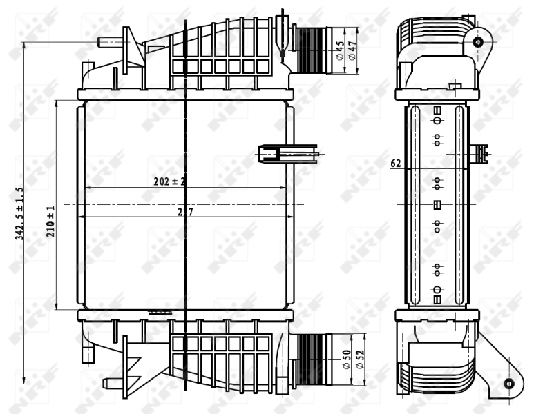 NRF Interkoeler 30866