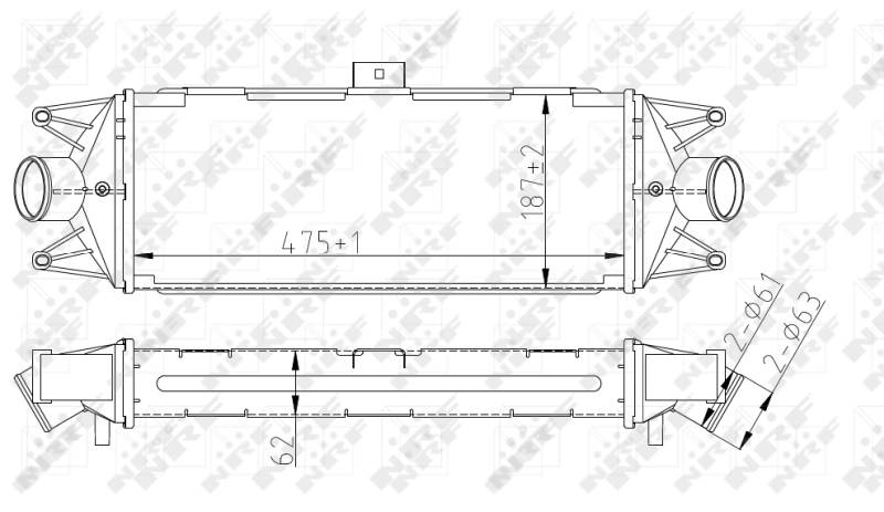 NRF Interkoeler 30879