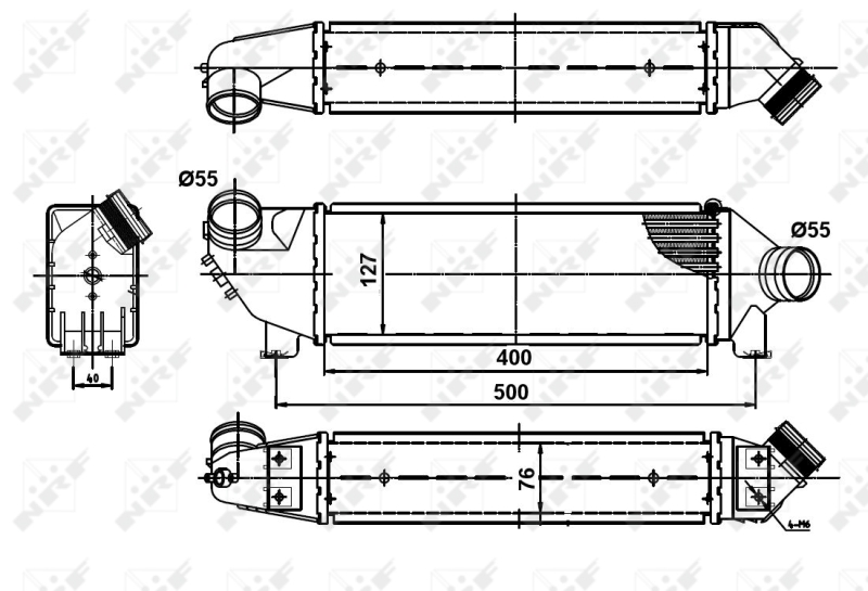 NRF Interkoeler 30886