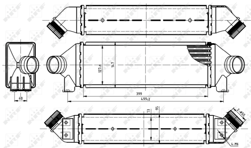 NRF Interkoeler 30887