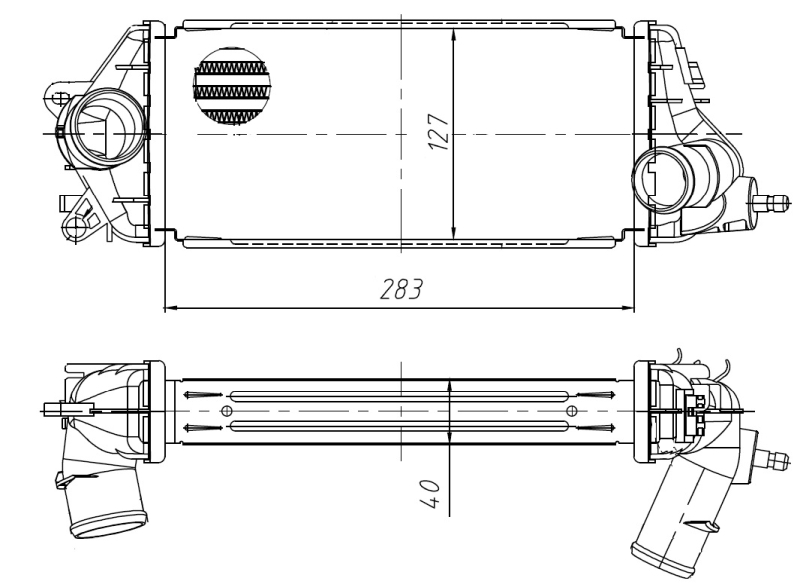 NRF Interkoeler 309032