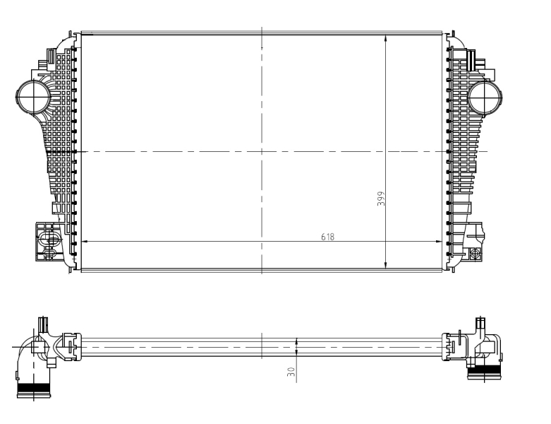 NRF Interkoeler 309038