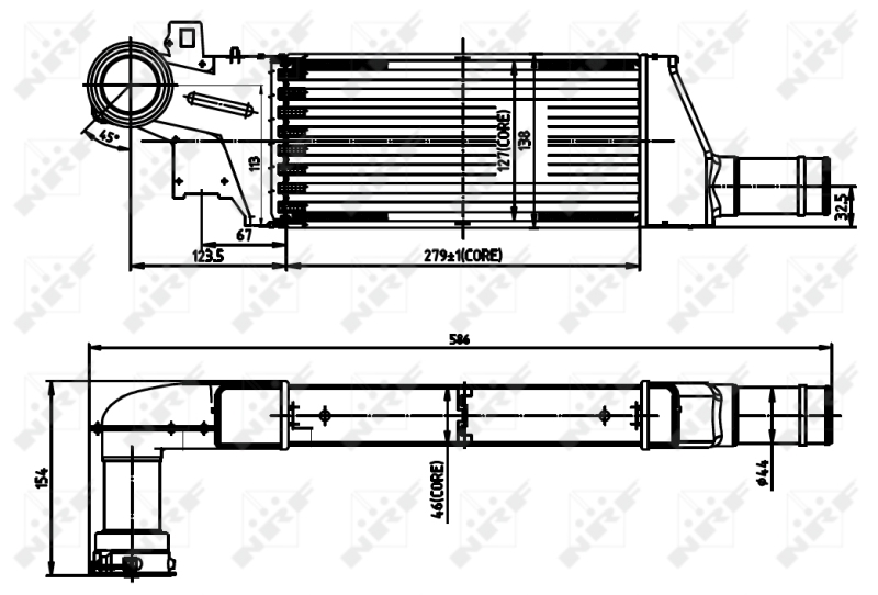 NRF Interkoeler 30903