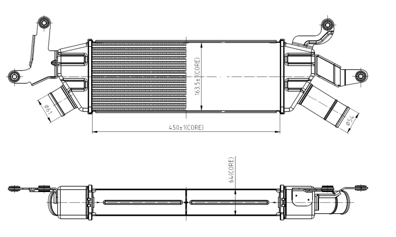 NRF Interkoeler 309042