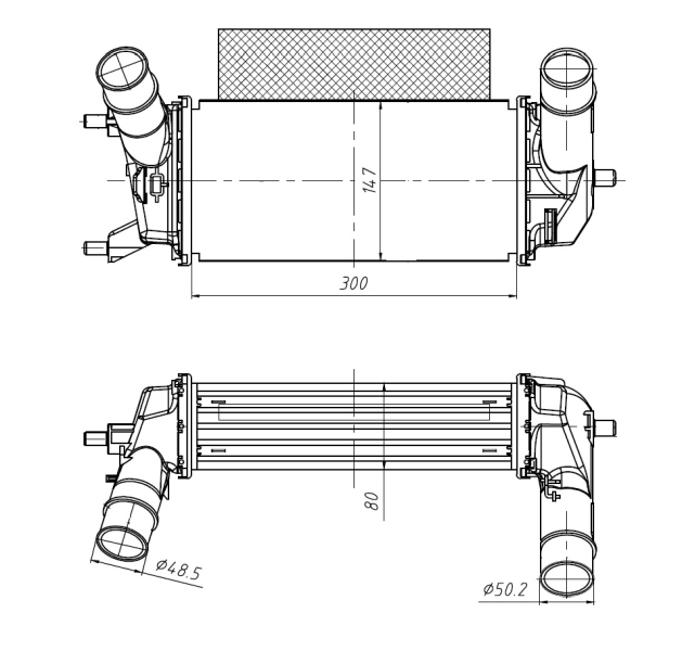 NRF Interkoeler 309044