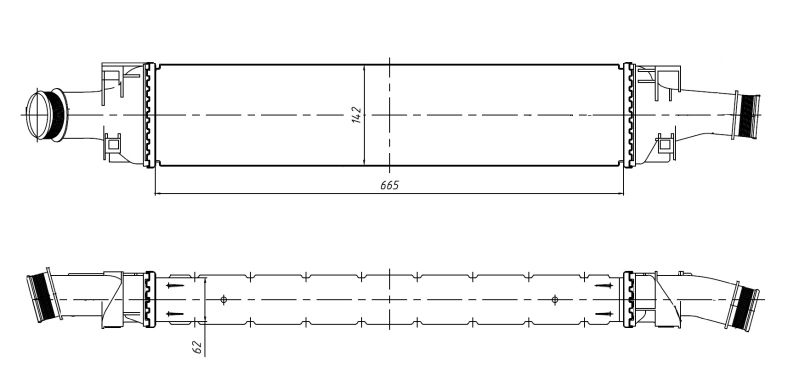 Interkoeler NRF 309046