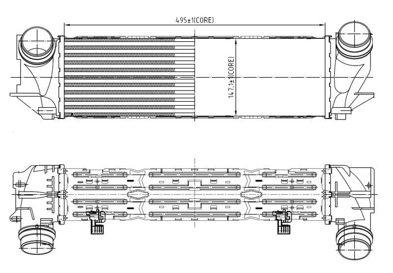 Interkoeler NRF 309065