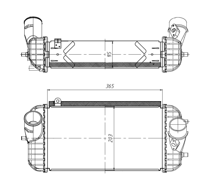 Interkoeler NRF 309066