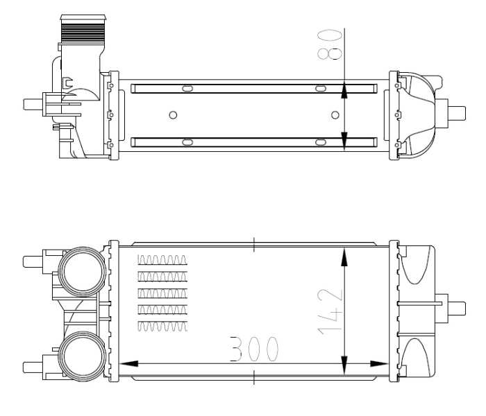 Interkoeler NRF 309071