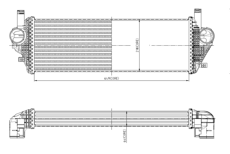 Interkoeler NRF 309074