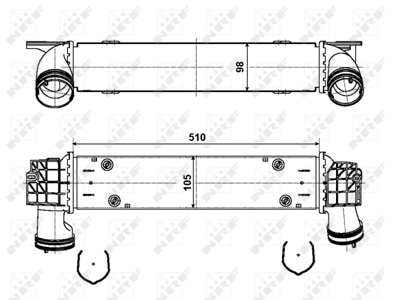 NRF Interkoeler 30907A