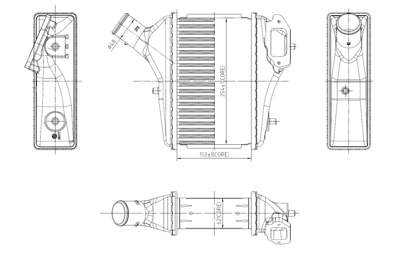 Interkoeler NRF 309091