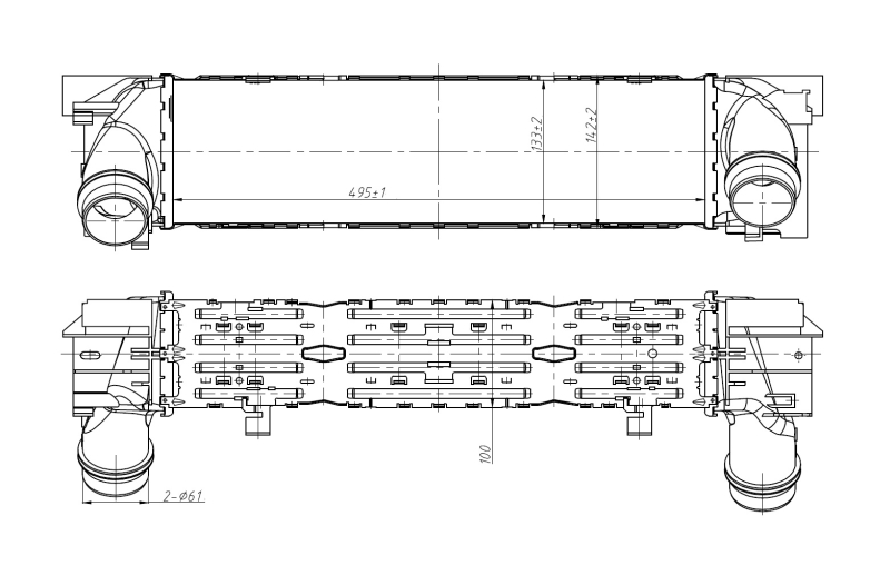 Interkoeler NRF 309097