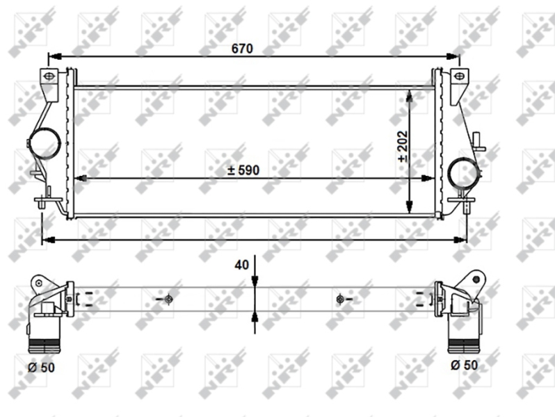 NRF Interkoeler 30910