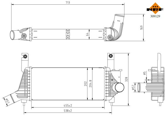 NRF Interkoeler 309129