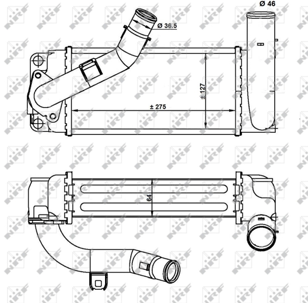 NRF Interkoeler 30922