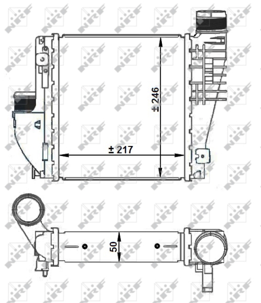 NRF Interkoeler 30924