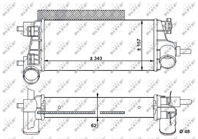 NRF Interkoeler 30926