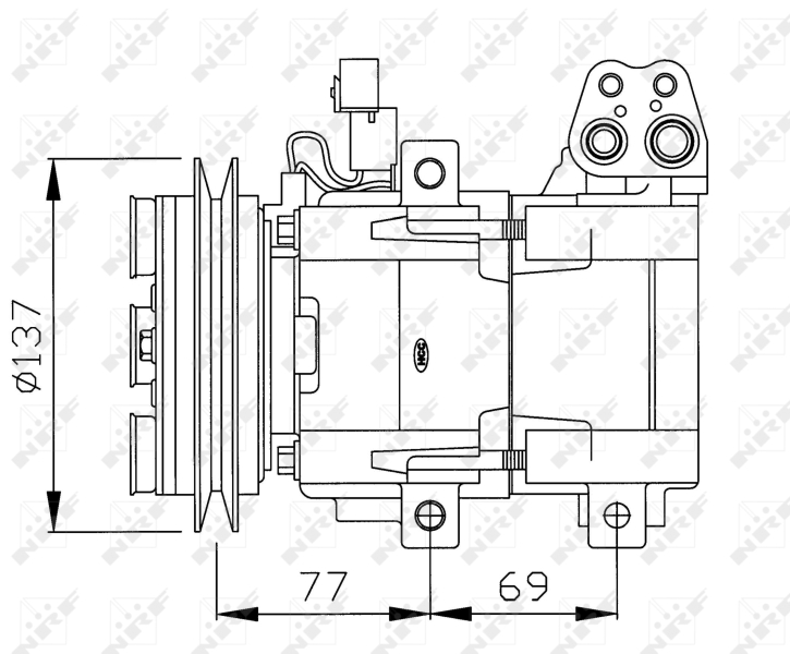 NRF Airco compressor 32115G