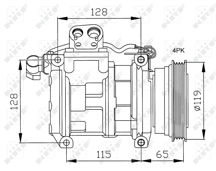 NRF Airco compressor 32122