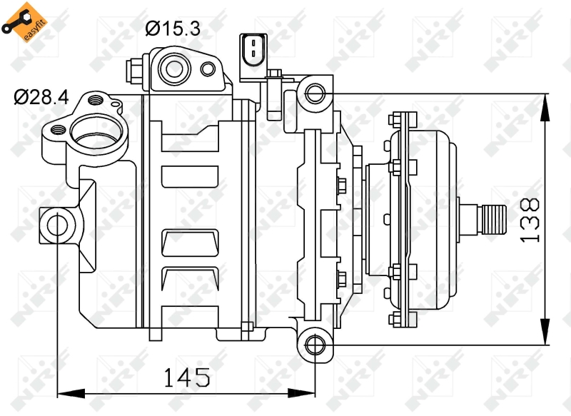 NRF Airco compressor 32148