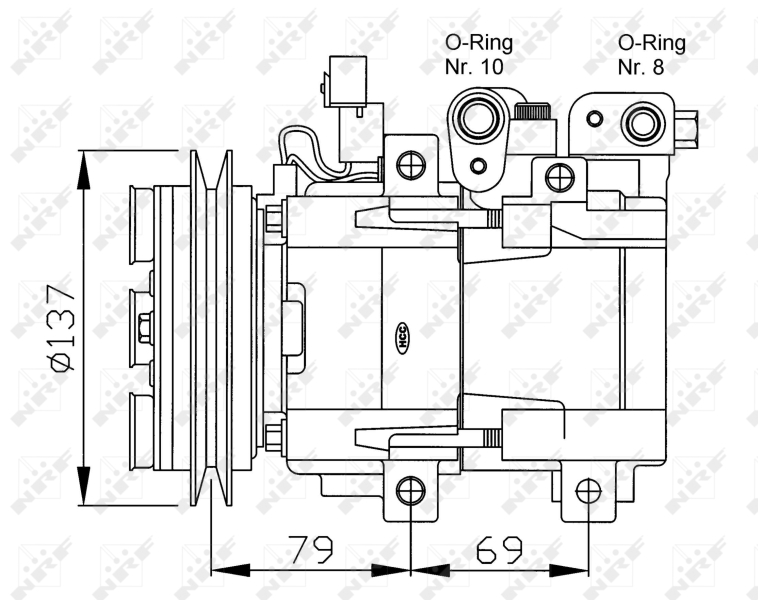 NRF Airco compressor 32223G