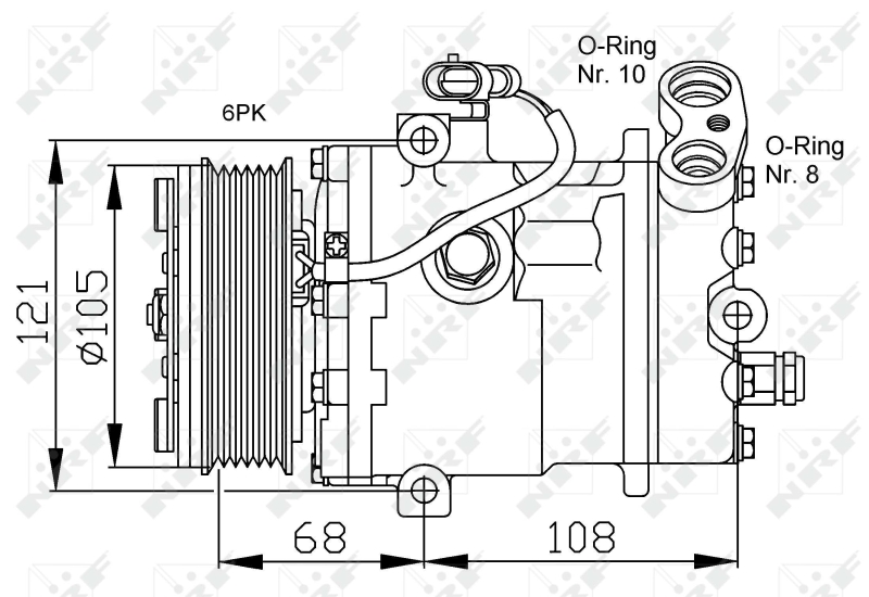 NRF Airco compressor 32232