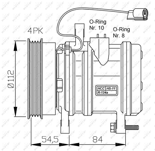 NRF Airco compressor 32368G