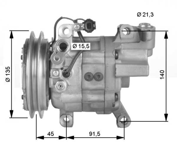 NRF Airco compressor 32475G